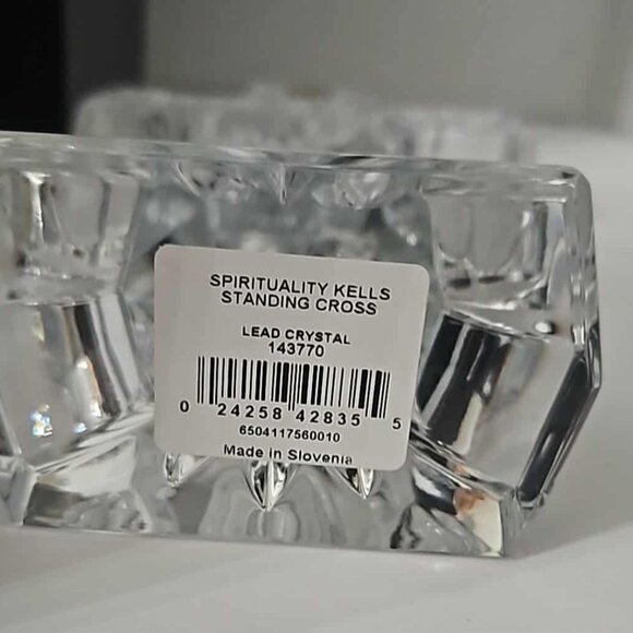 Waterford Crystal Kells Standing Cross - Picture 4 of 7